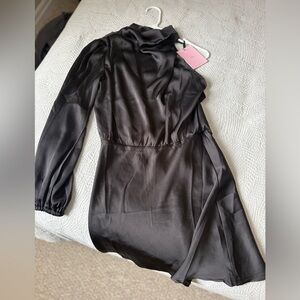 Hello Molly Black Long Sleeve Dress